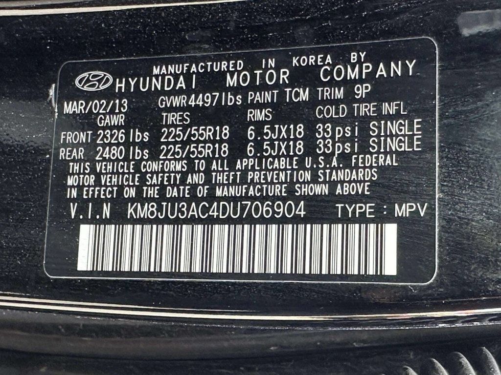 2013 Hyundai Tucson FWD 4dr Automatic Limited - 23060126 - 36