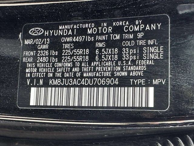 2013 Hyundai Tucson FWD 4dr Automatic Limited - 23060126 - 36