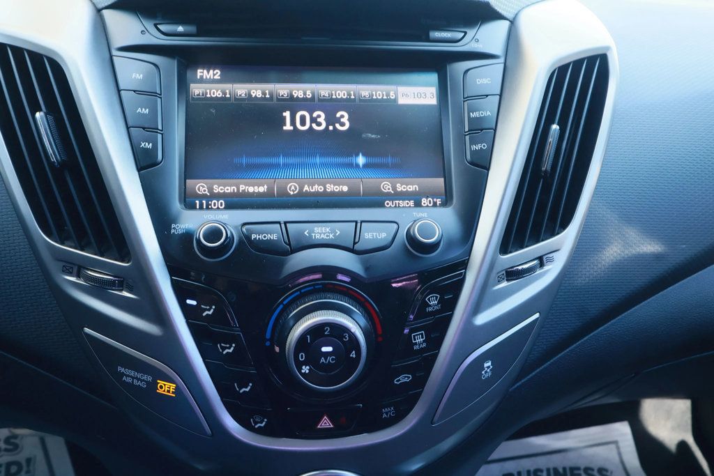 2013 Hyundai Veloster 2 DOOR HATCHBACK, TINTED, PADDLE SHIFT, TOUCHSCREEN, BLUETOOTH!! - 22926724 - 17