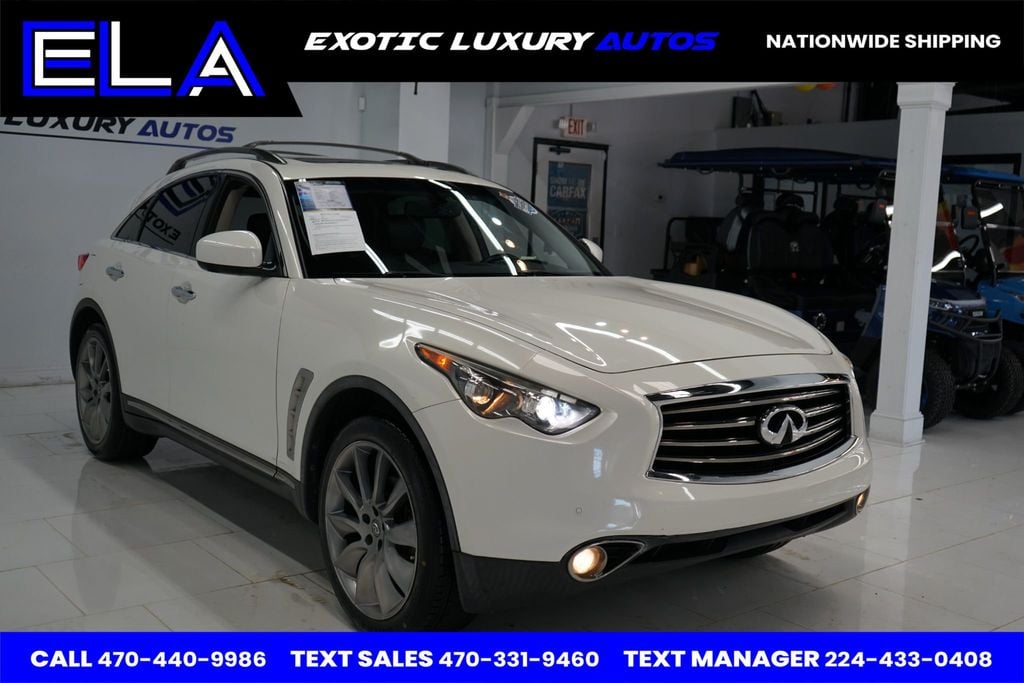 2013 INFINITI FX37 LIMITED EDITION ONE OWNER INT PACK! ALL WHEEL DRIVE!  NAVIGATION - 22594786 - 9