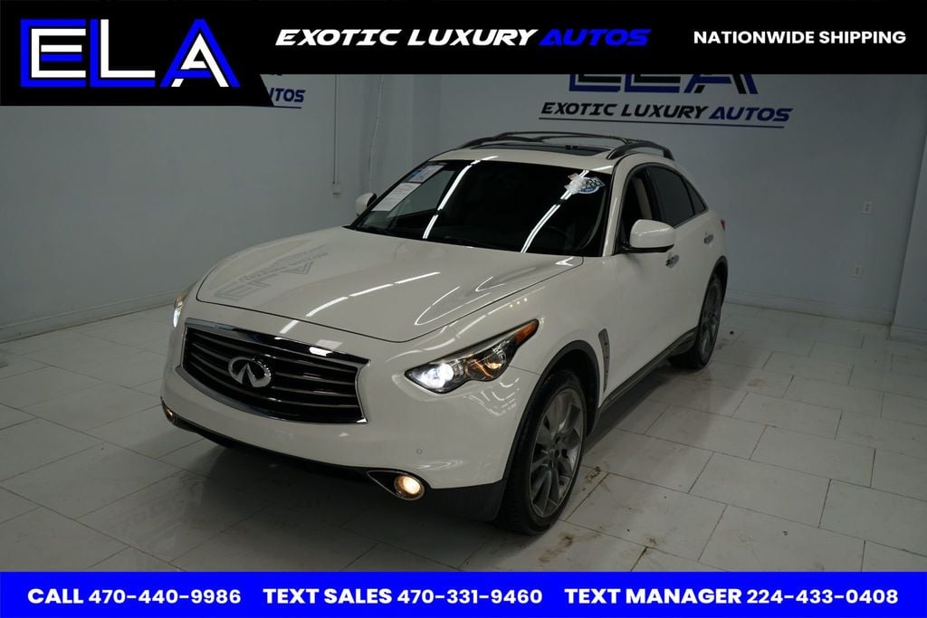 2013 INFINITI FX37 LIMITED EDITION ONE OWNER INT PACK! ALL WHEEL DRIVE!  NAVIGATION - 22594786 - 13