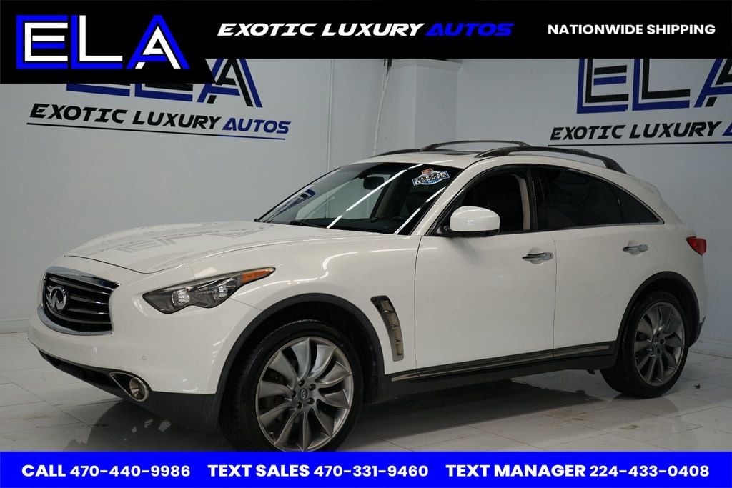 2013 INFINITI FX37 LIMITED EDITION ONE OWNER INT PACK! ALL WHEEL DRIVE!  NAVIGATION - 22594786 - 1