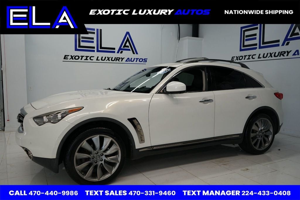 2013 INFINITI FX37 LIMITED EDITION ONE OWNER INT PACK! ALL WHEEL DRIVE!  NAVIGATION - 22594786 - 2