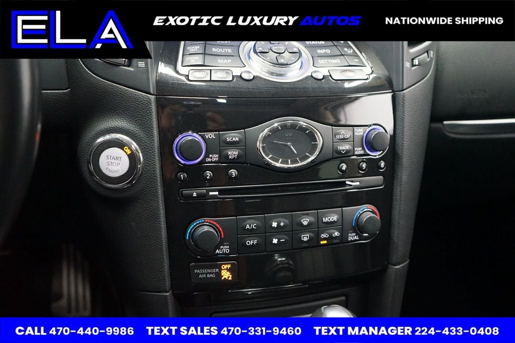 2013 INFINITI FX37 LIMITED EDITION ONE OWNER INT PACK! ALL WHEEL DRIVE!  NAVIGATION - 22594786 - 32