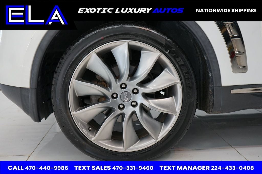 2013 INFINITI FX37 LIMITED EDITION ONE OWNER INT PACK! ALL WHEEL DRIVE!  NAVIGATION - 22594786 - 3