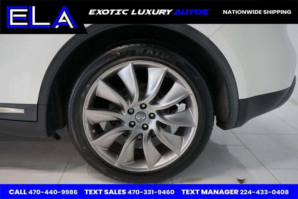 2013 INFINITI FX37 LIMITED EDITION ONE OWNER INT PACK! ALL WHEEL DRIVE!  NAVIGATION - 22594786 - 4