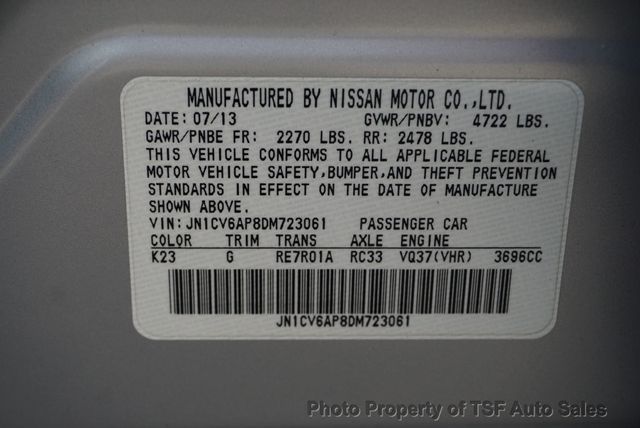 2013 INFINITI G37 Sedan 4dr Journey RWD - 23018444 - 31