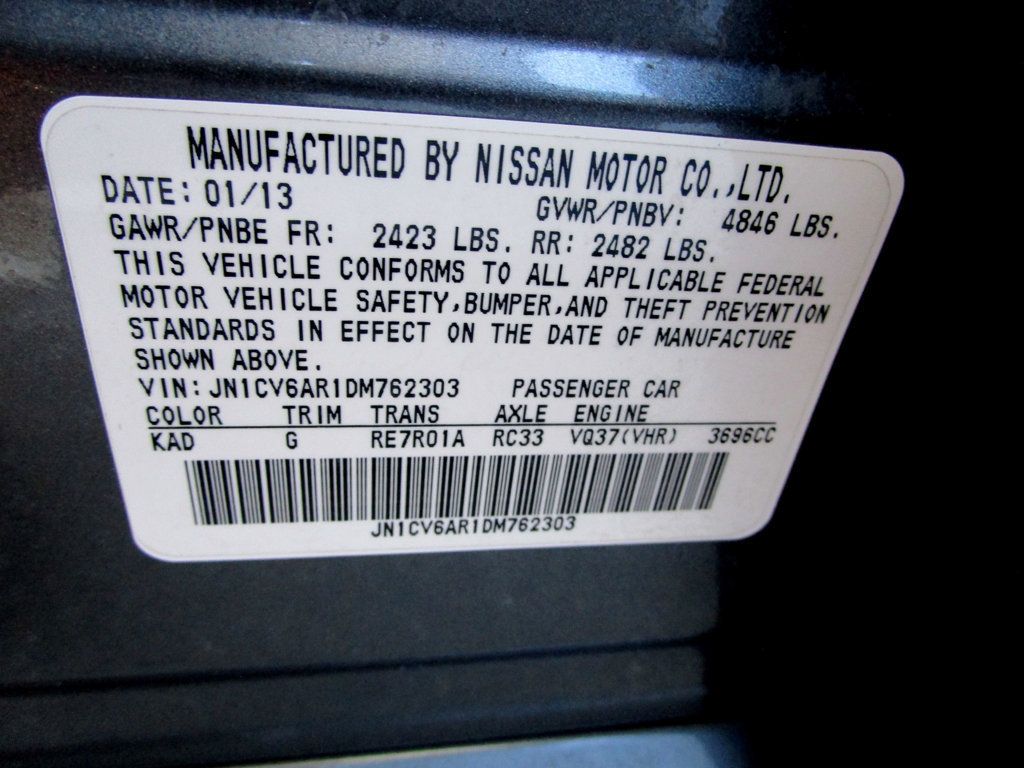 2013 INFINITI G37 Sedan 4dr x AWD - 23081104 - 37