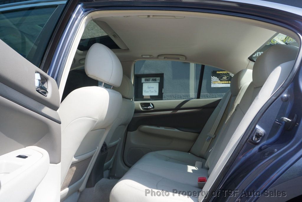 2013 INFINITI G37 Sedan 4dr x AWD NAVIFATION REAR CAMERA SUNROOF HEATED SEATS BOSE  - 22425755 - 11