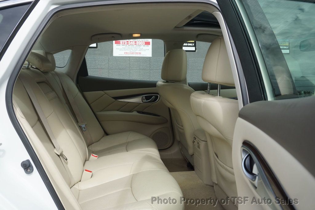 2013 INFINITI M37 4dr Sedan AWD NAVIGATION REAR CAMERA HOT&COOL SEATS SUNROOF  - 23086165 - 10