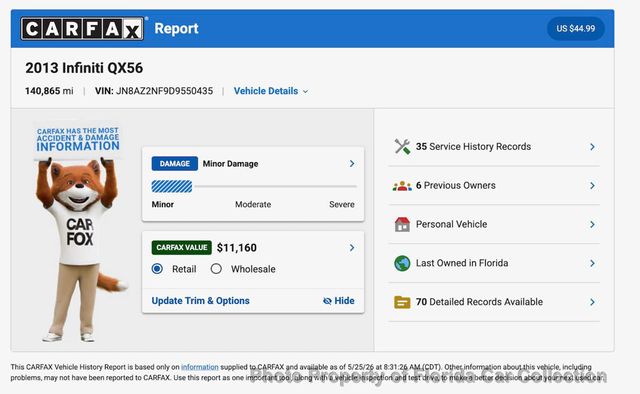 2013 INFINITI QX56 Deluxe Touring Theater Package - 23031841 - 12