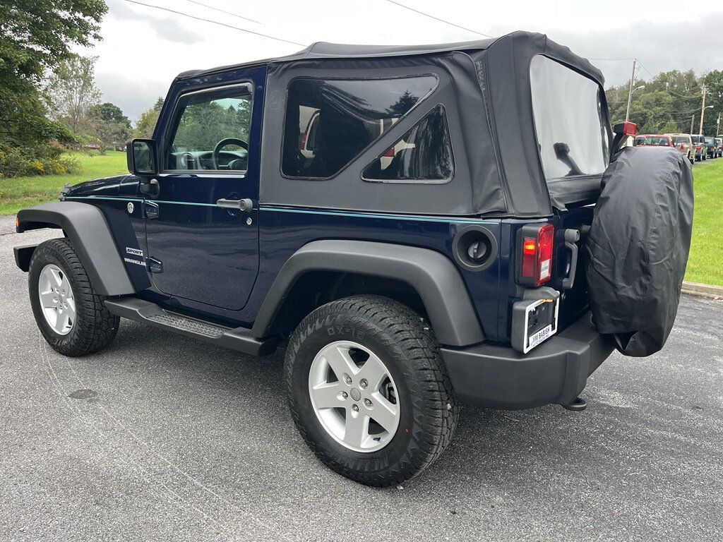 2013 Jeep Wrangler Low Mileage 2-Door Sport 4x4 6-Speed Convertible JK - 23082815 - 4