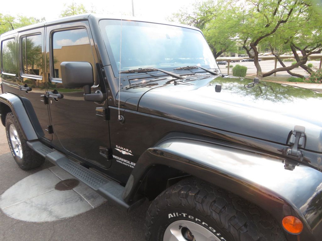 2013 Jeep Wrangler Unlimited 1OWNER JEEP WRANGLER 4DOOR EXTAR CLEAN SAHARA AZ JEEP  - 23023549 - 8