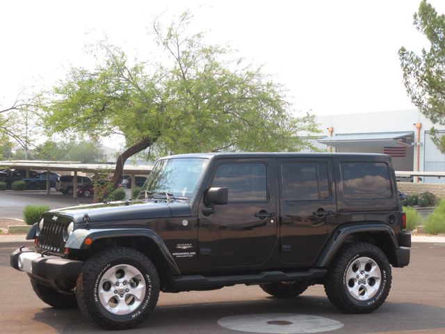 2013 Jeep Wrangler Unlimited 1OWNER JEEP WRANGLER 4DOOR EXTRA CLEAN SAHARA AZ JEEP  - 23023549 - 0