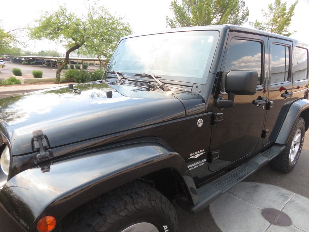 2013 Jeep Wrangler Unlimited 1OWNER JEEP WRANGLER 4DOOR EXTRA CLEAN SAHARA AZ JEEP  - 23023549 - 7