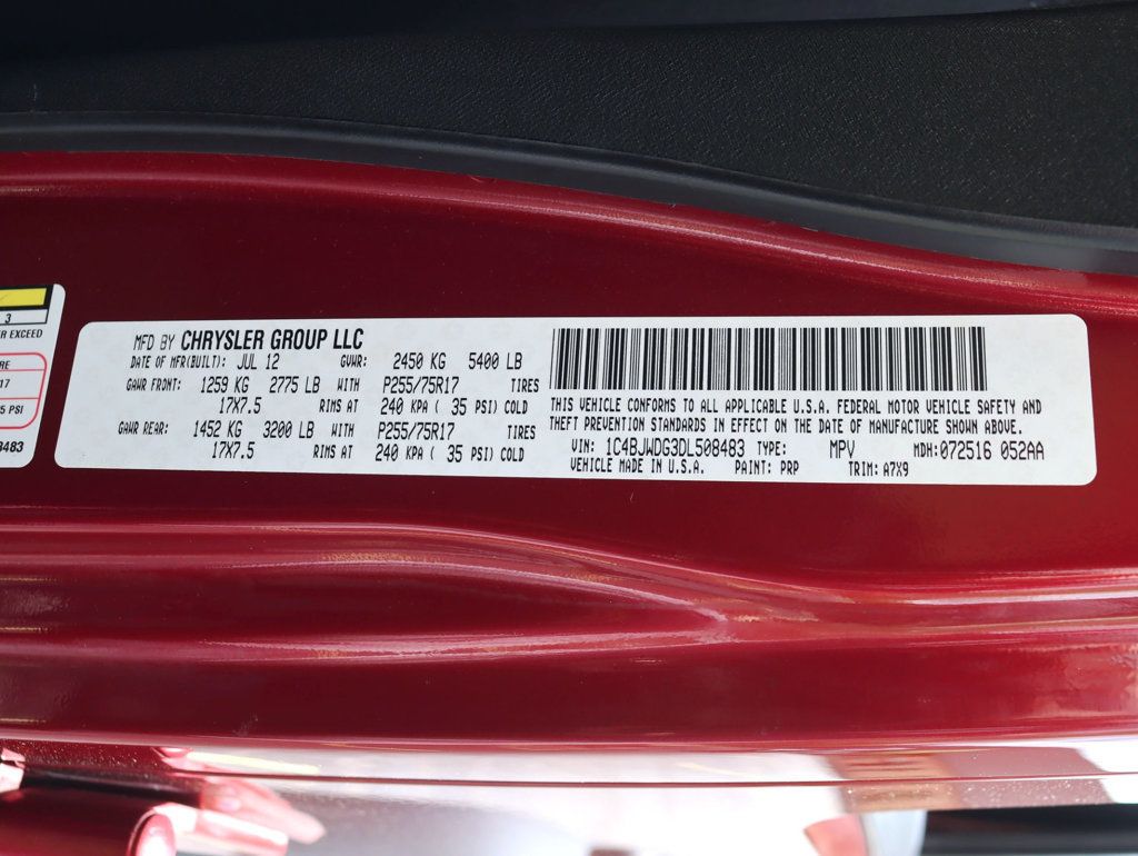 2013 Jeep Wrangler Unlimited 4WD 4dr Sport - 23019607 - 27