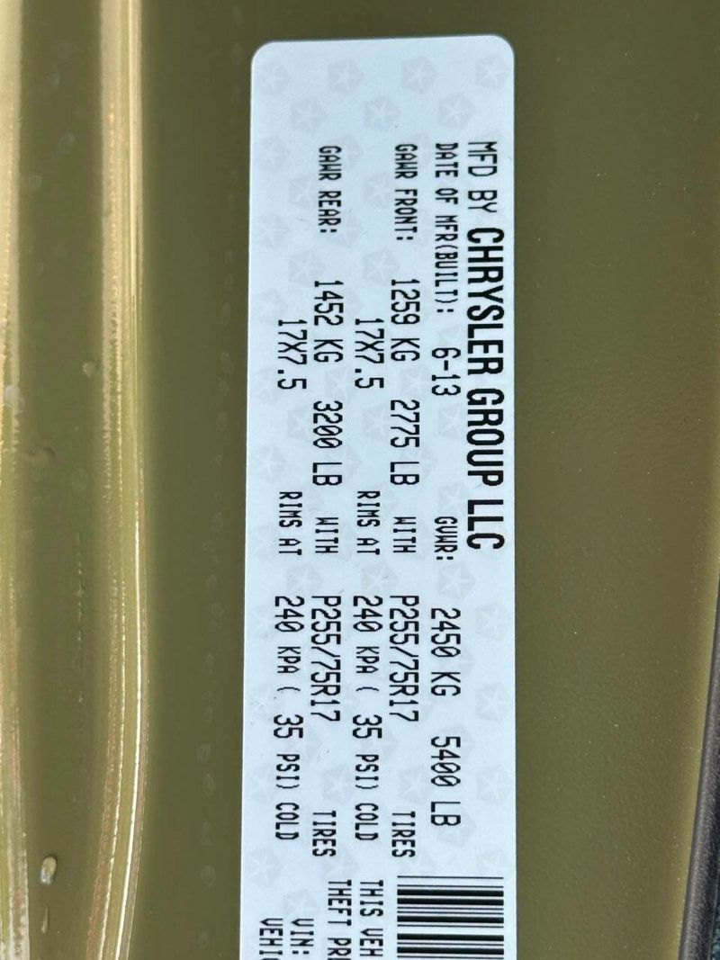 2013 Jeep Wrangler Unlimited 4WD 4dr Sport - 22875041 - 14