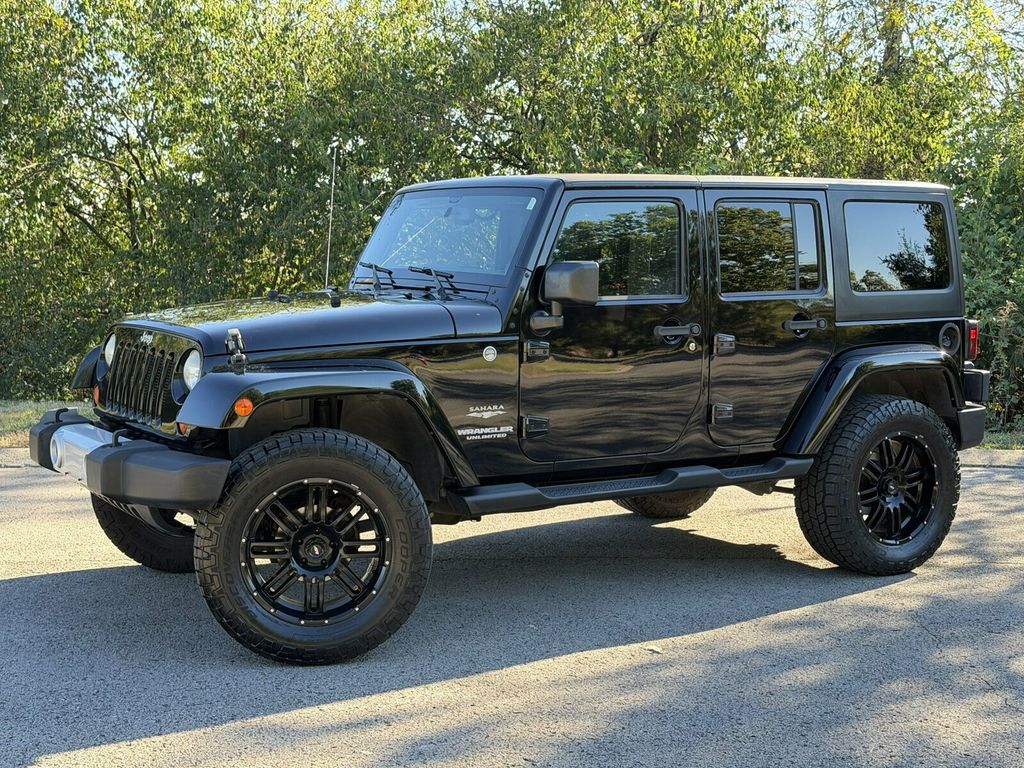 2013 Jeep Wrangler Unlimited Local Trade/Sahara Pkg/Heated Leather Seats/Alpine Audio - 23098092 - 1