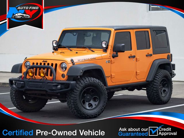 2013 Jeep Wrangler Unlimited RUBICON, 4X4, 6-SPD MANUAL, HARD TOP, NAVIGATION, TOW PKG - 22744684 - 0