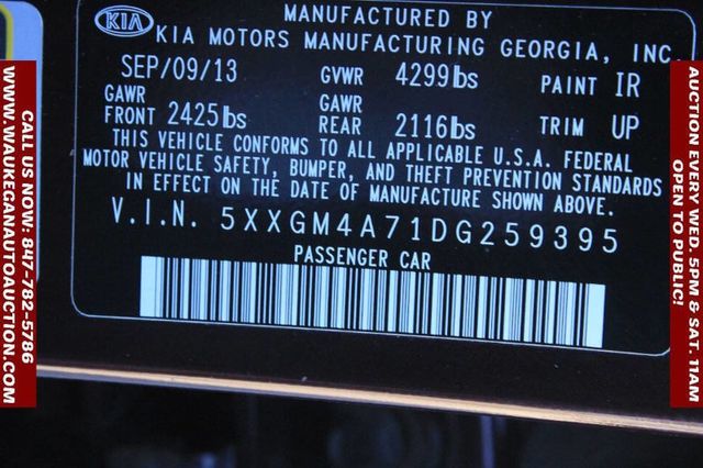 2013 Kia Optima 4dr Sedan LX - 22946490 - 9