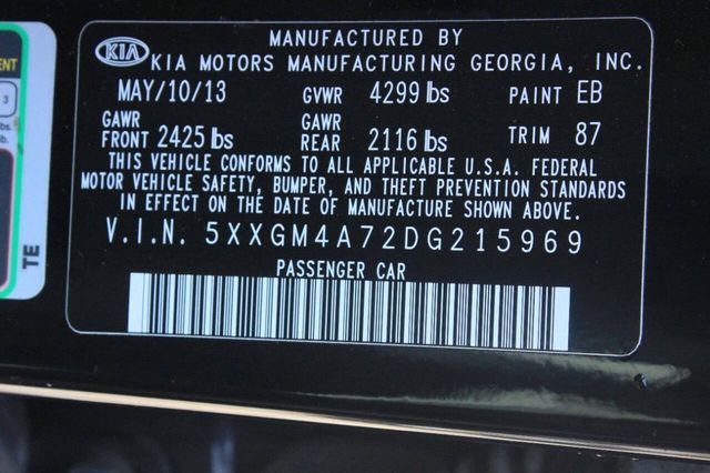 2013 Kia Optima 4dr Sedan LX - 23004559 - 7