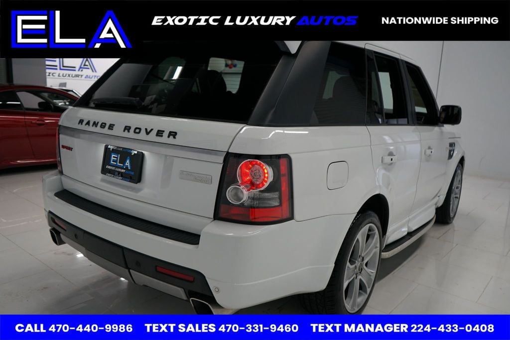 2013 Land Rover Range Rover Sport RED INTERIOR / BLK PIANO! ONLY 1 IN USA WITH THIS COLOR COMBO!! - 22488117 - 10