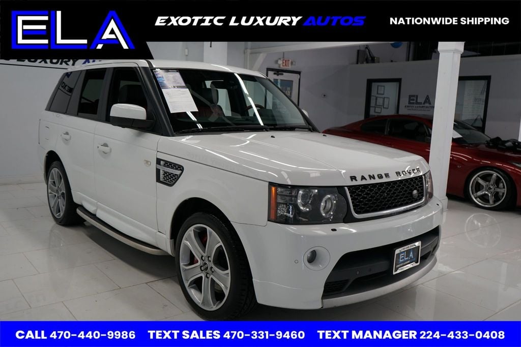 2013 Land Rover Range Rover Sport RED INTERIOR / BLK PIANO! ONLY 1 IN USA WITH THIS COLOR COMBO!! - 22488117 - 13