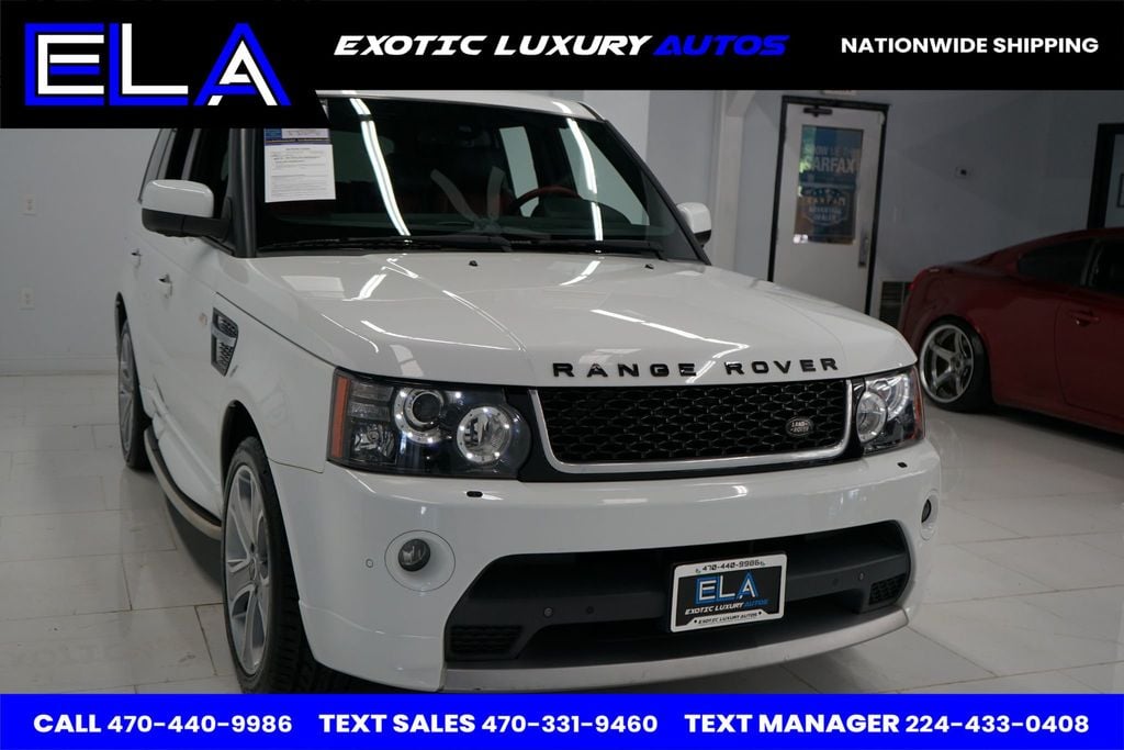 2013 Land Rover Range Rover Sport RED INTERIOR / BLK PIANO! ONLY 1 IN USA WITH THIS COLOR COMBO!! - 22488117 - 14