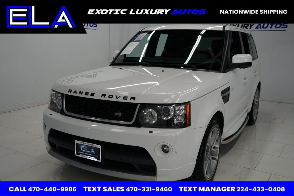 2013 Land Rover Range Rover Sport RED INTERIOR / BLK PIANO! ONLY 1 IN USA WITH THIS COLOR COMBO!! - 22488117 - 17