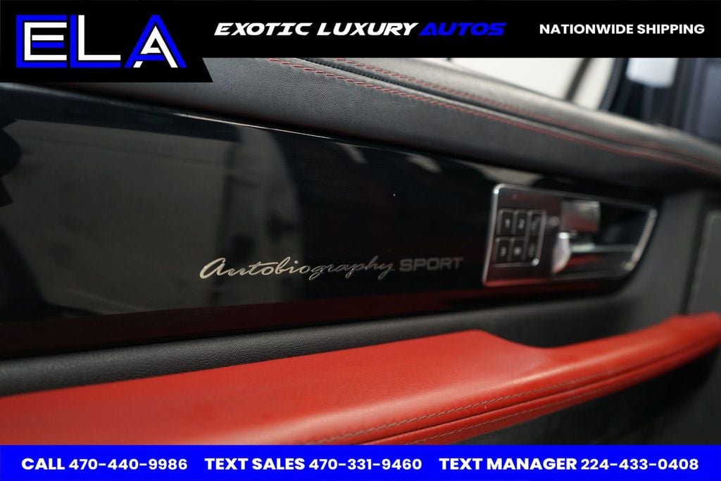 2013 Land Rover Range Rover Sport RED INTERIOR / BLK PIANO! ONLY 1 IN USA WITH THIS COLOR COMBO!! - 22488117 - 18
