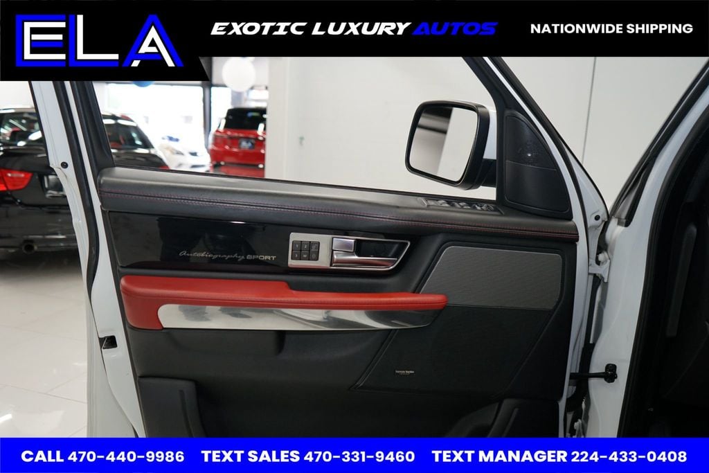 2013 Land Rover Range Rover Sport RED INTERIOR / BLK PIANO! ONLY 1 IN USA WITH THIS COLOR COMBO!! - 22488117 - 19