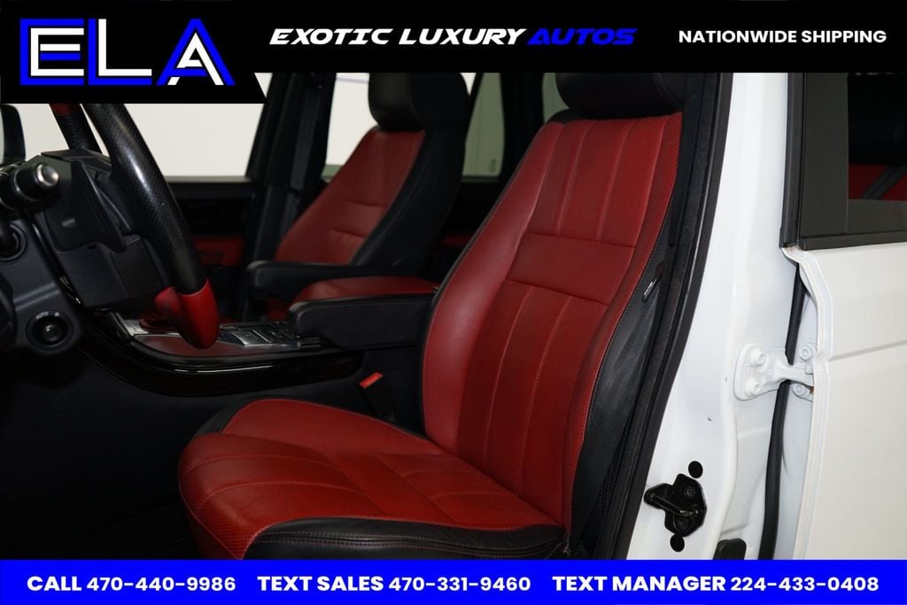 2013 Land Rover Range Rover Sport RED INTERIOR / BLK PIANO! ONLY 1 IN USA WITH THIS COLOR COMBO!! - 22488117 - 23
