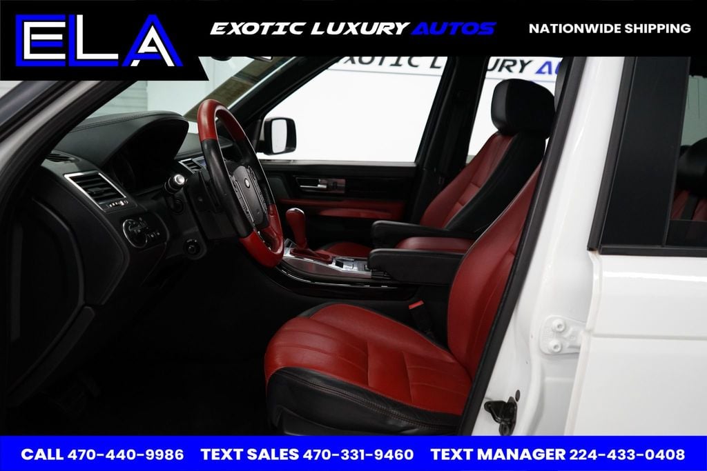 2013 Land Rover Range Rover Sport RED INTERIOR / BLK PIANO! ONLY 1 IN USA WITH THIS COLOR COMBO!! - 22488117 - 24
