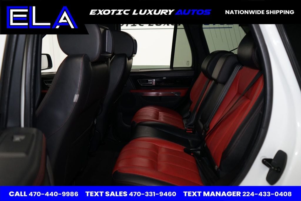 2013 Land Rover Range Rover Sport RED INTERIOR / BLK PIANO! ONLY 1 IN USA WITH THIS COLOR COMBO!! - 22488117 - 28