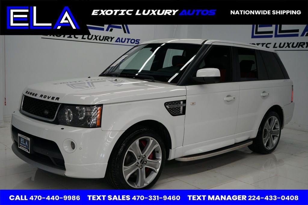 2013 Land Rover Range Rover Sport RED INTERIOR / BLK PIANO! ONLY 1 IN USA WITH THIS COLOR COMBO!! - 22488117 - 2