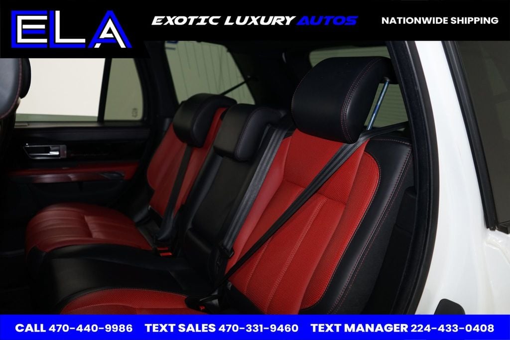 2013 Land Rover Range Rover Sport RED INTERIOR / BLK PIANO! ONLY 1 IN USA WITH THIS COLOR COMBO!! - 22488117 - 29