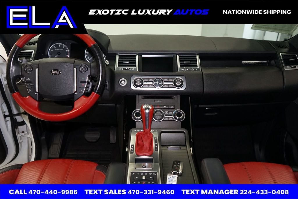 2013 Land Rover Range Rover Sport RED INTERIOR / BLK PIANO! ONLY 1 IN USA WITH THIS COLOR COMBO!! - 22488117 - 30