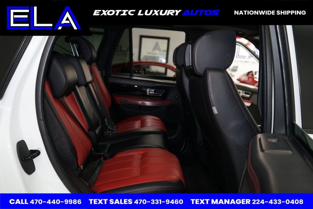 2013 Land Rover Range Rover Sport RED INTERIOR / BLK PIANO! ONLY 1 IN USA WITH THIS COLOR COMBO!! - 22488117 - 31