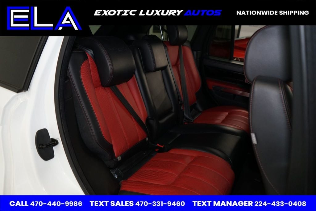 2013 Land Rover Range Rover Sport RED INTERIOR / BLK PIANO! ONLY 1 IN USA WITH THIS COLOR COMBO!! - 22488117 - 32