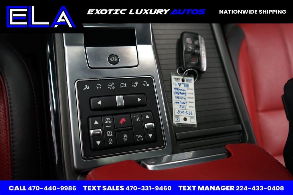 2013 Land Rover Range Rover Sport RED INTERIOR / BLK PIANO! ONLY 1 IN USA WITH THIS COLOR COMBO!! - 22488117 - 39