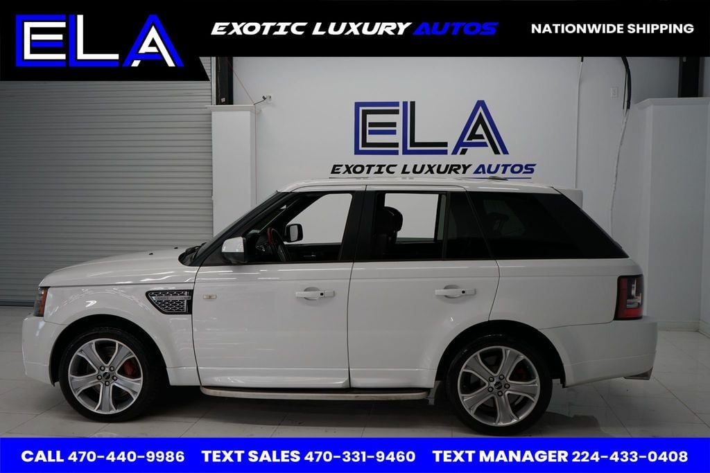 2013 Land Rover Range Rover Sport RED INTERIOR / BLK PIANO! ONLY 1 IN USA WITH THIS COLOR COMBO!! - 22488117 - 4