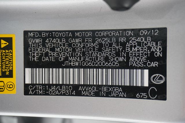 2013 Lexus ES 300h 4dr Sedan Hybrid - 23026662 - 32