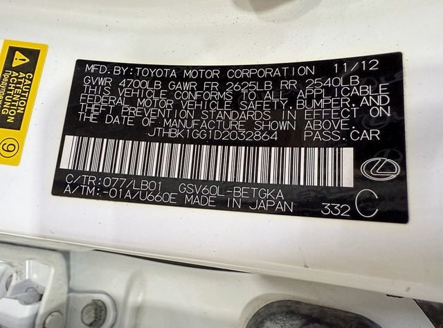 2013 Lexus ES 350 4dr Sedan - 22961455 - 43