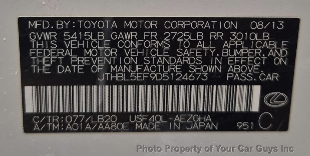 2013 Lexus LS 460 4dr Sedan RWD - 23078701 - 30