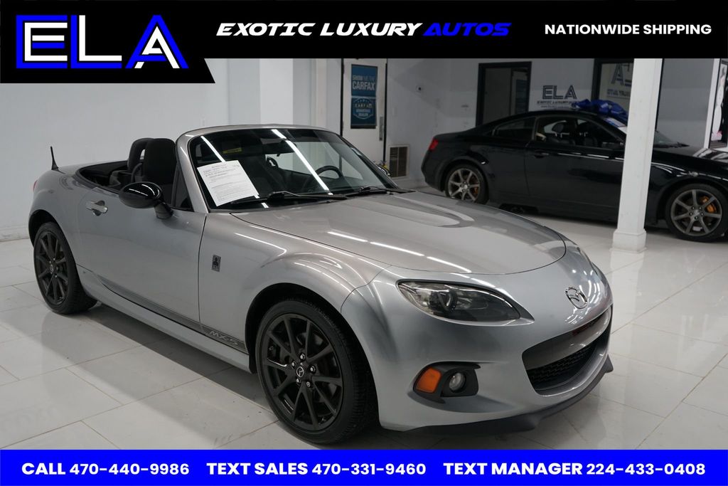 2013 Mazda MX-5 Miata 1 OWNER SINCE NEW! CLUB PACKAGE! LIQUID SILVER METALLIC SPEC CAR - 22712648 - 15