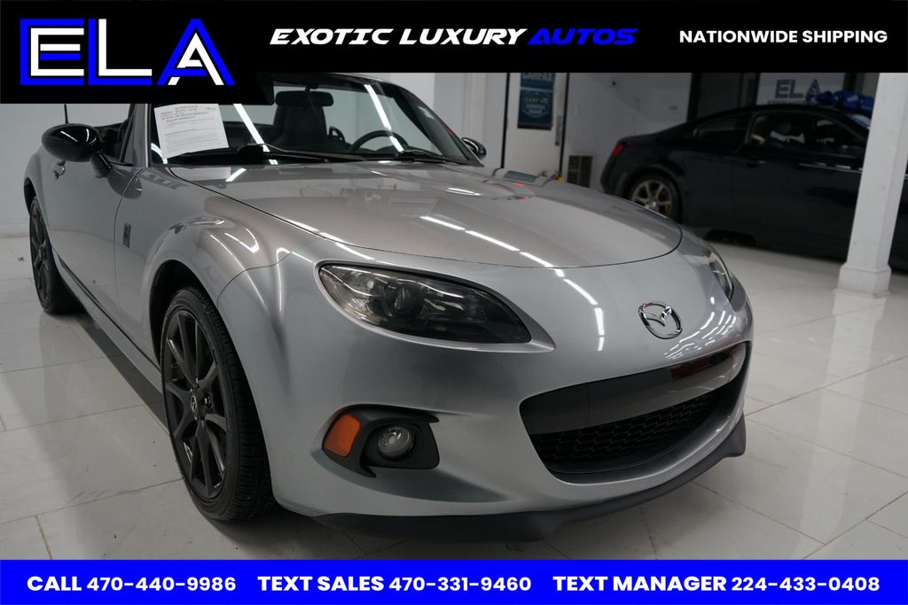 2013 Mazda MX-5 Miata 1 OWNER SINCE NEW! CLUB PACKAGE! LIQUID SILVER METALLIC SPEC CAR - 22712648 - 16