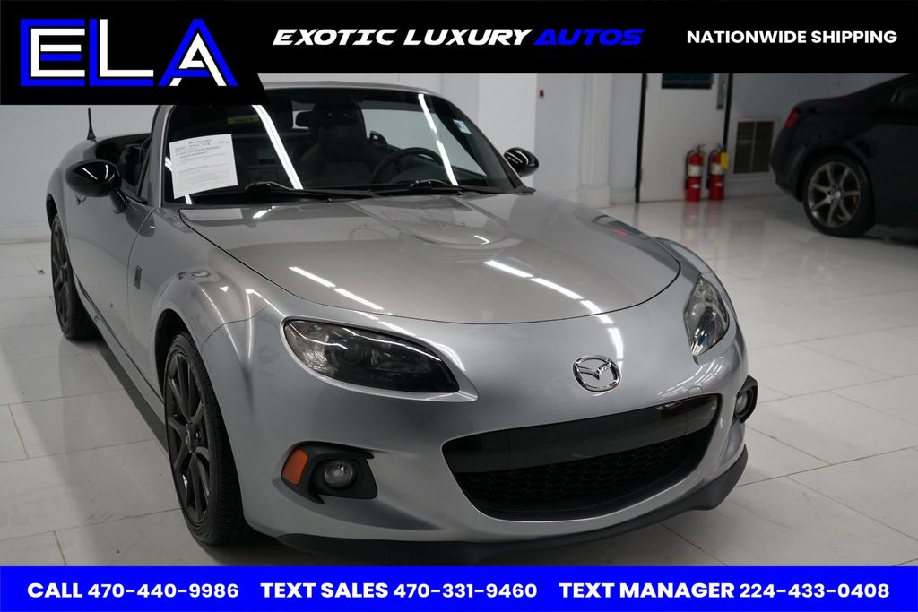 2013 Mazda MX-5 Miata 1 OWNER SINCE NEW! CLUB PACKAGE! LIQUID SILVER METALLIC SPEC CAR - 22712648 - 17