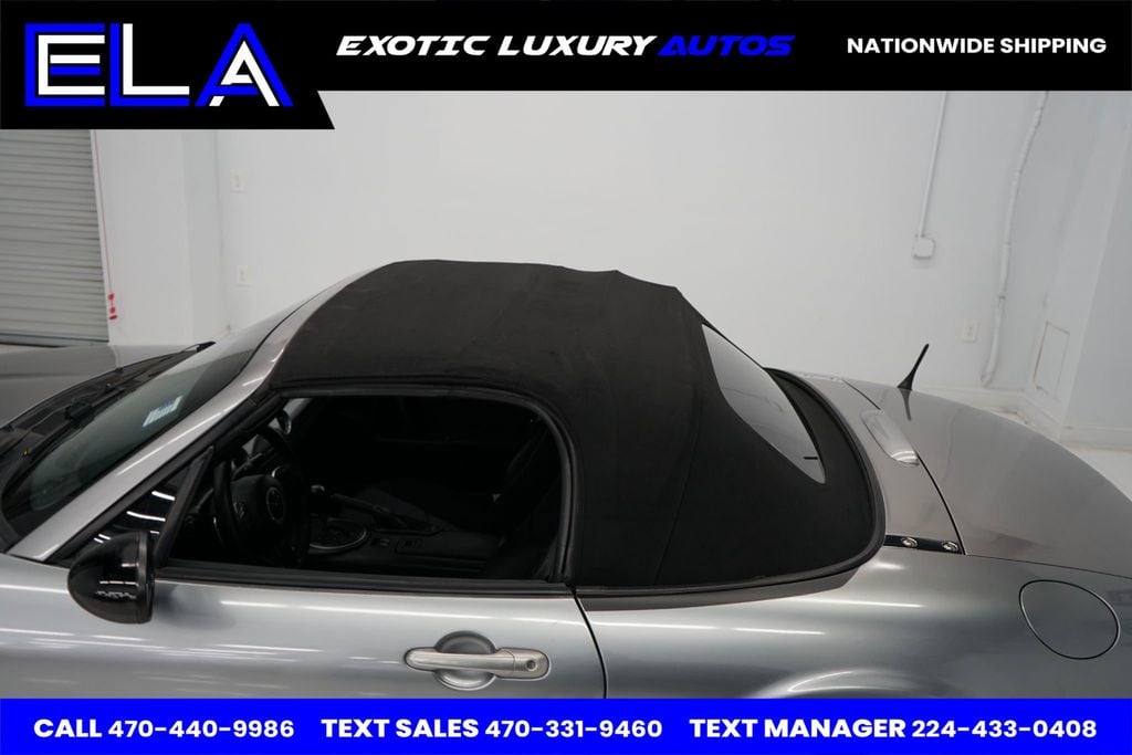 2013 Mazda MX-5 Miata 1 OWNER SINCE NEW! CLUB PACKAGE! LIQUID SILVER METALLIC SPEC CAR - 22712648 - 34