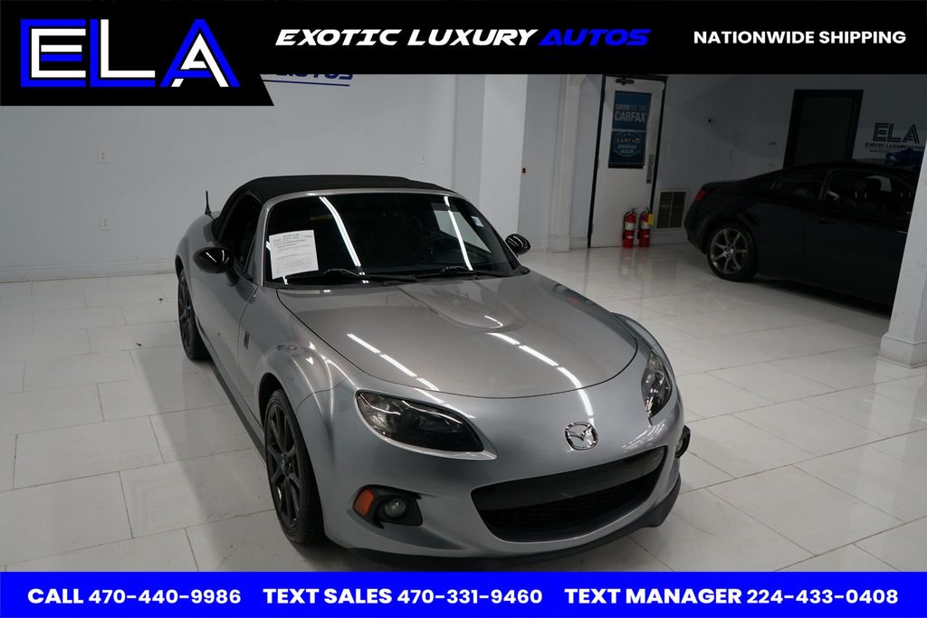 2013 Mazda MX-5 Miata 1 OWNER SINCE NEW! CLUB PACKAGE! LIQUID SILVER METALLIC SPEC CAR - 22712648 - 38