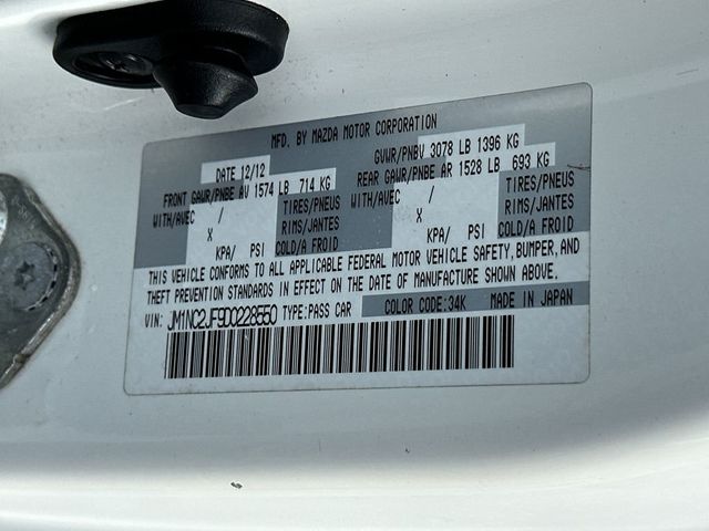 2013 Mazda MX-5 Miata 2dr Convertible Automatic Sport - 22960463 - 19